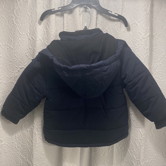 London fog coat / navy blue / size 4 little boys - Picture 3 of 4